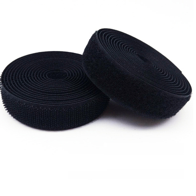 hook loop tape black